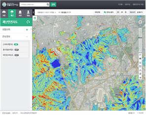 생활안전지도 화면.  사진=국민안전처 제공